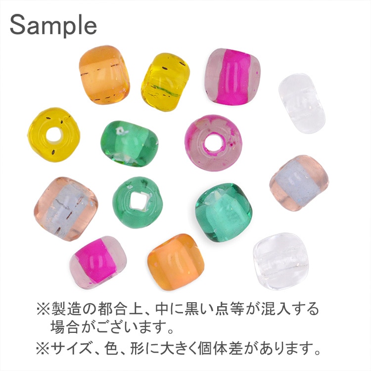 ピース 特大ビーズ PK 約4mm｜シードビーズ・アクセサリー素材【パーツクラブ