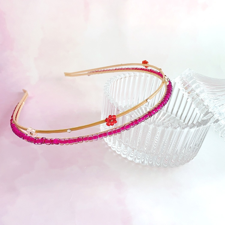 カチューシャ（2連） G5 幅約2mm｜アクセサリー金具・パーツ【パーツ