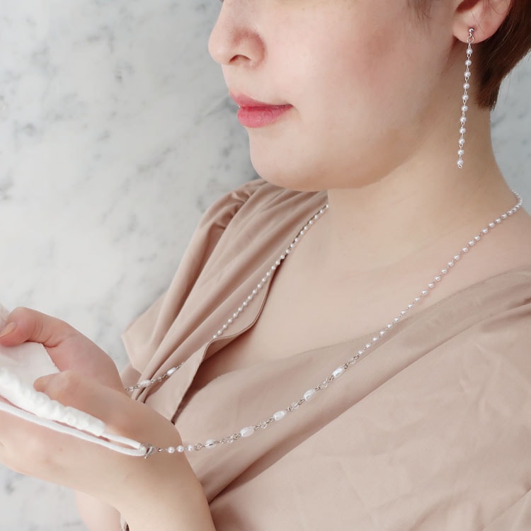 パールチェーン / R | ビーズ・パーツなどのハンドメイドパーツおよび