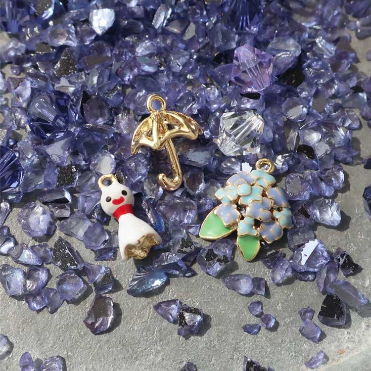 チャーム / アジサイ / PU・G5 ｜アクセサリーチャーム・ハンドメイド