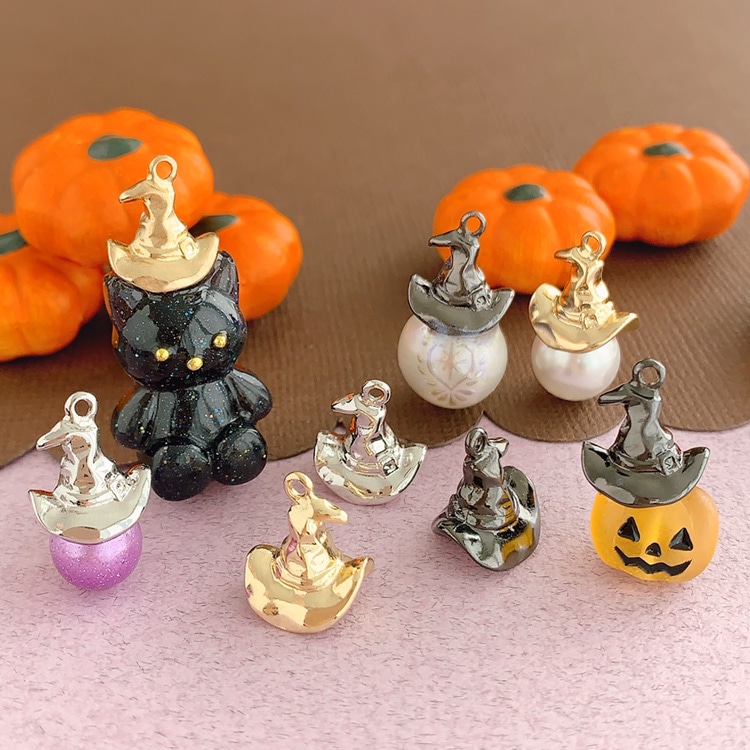 専用ページ☆ガラスのハロウィンチャーム♪ チャーム ハロウィンゴースト No.2 ホワイト/G – 貴和製作所オンライン