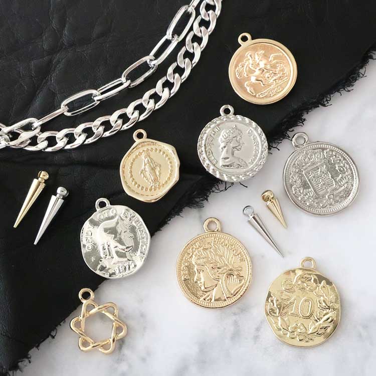 メタルパーツ ツララ G5 約8×4mm｜メタル素材パーツ・アクセサリー