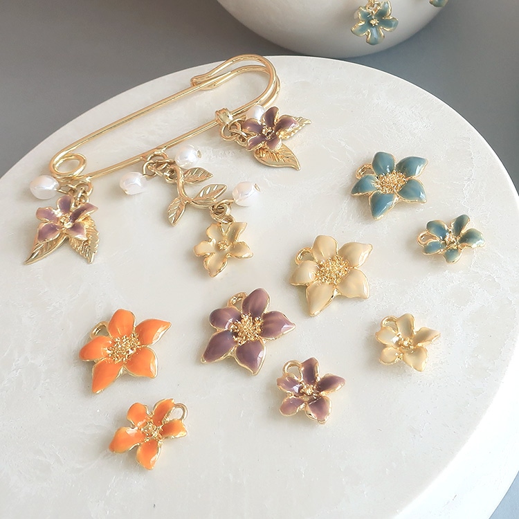 pk ハンドメイドパーツ 手芸金具 『デザインコネクトパーツ #03 アンティークゴールド 1