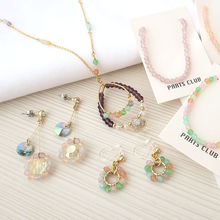 天然石 3mmラウンドカットストーン（合成石） MA 約3mm｜天然石素材