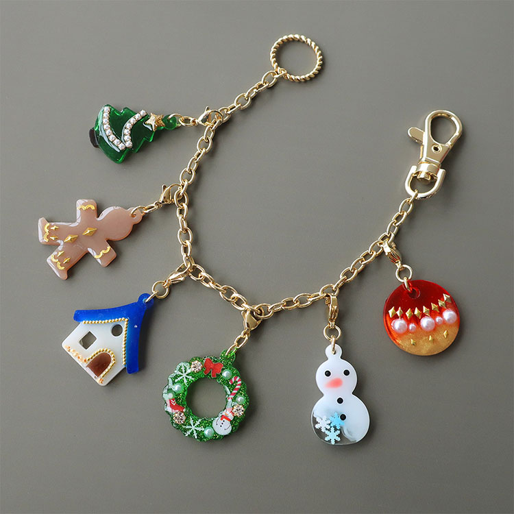 シリコンレジン型 / オーナメント6種 | ビーズ・パーツなどの