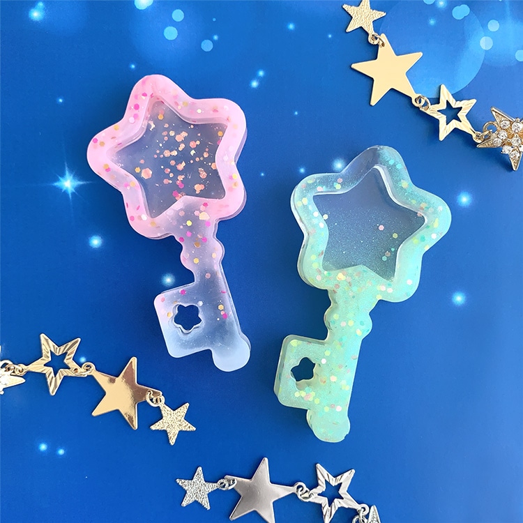 【オリジナルレジン】星型シェイカーキーホルダー　オーダーページ 星 】STAR シェイカーレジン キーホルダー その他アクセサリー