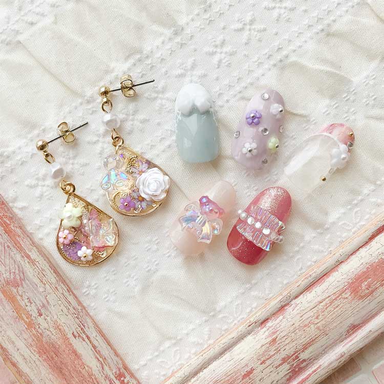 レジン＆ネイル アクリルパーツアソートセット / MA | ビーズ・パーツ