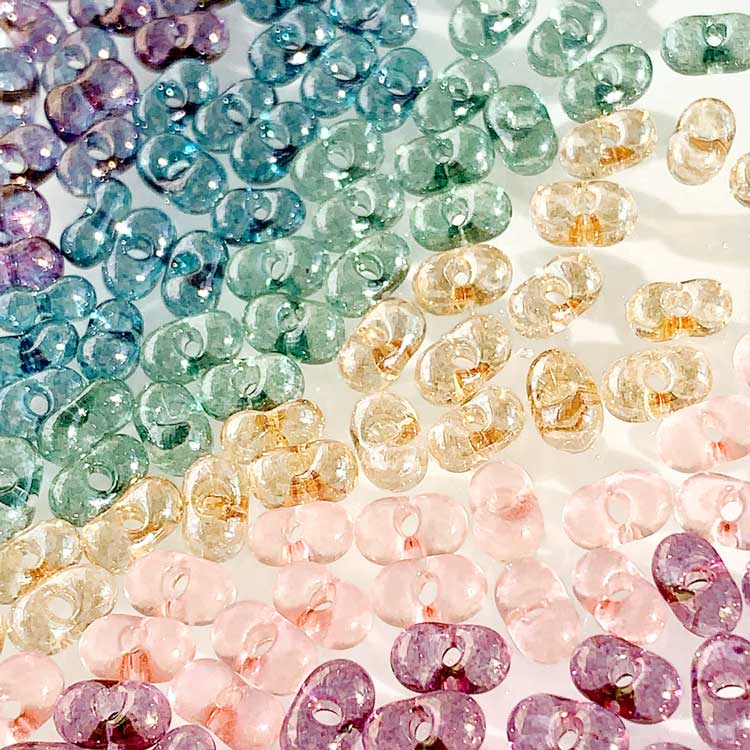 ファルファーレビーズ（クリア・ラスター系）48025 3.2×6.5mm｜シード
