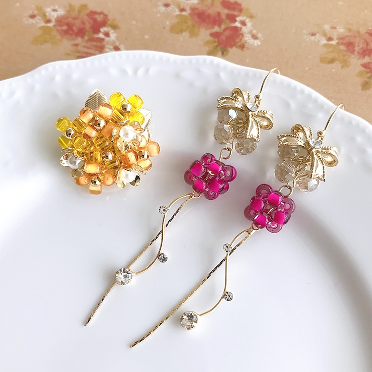 特大ビーズ PK 約4mm｜シードビーズ・アクセサリー素材【パーツクラブ