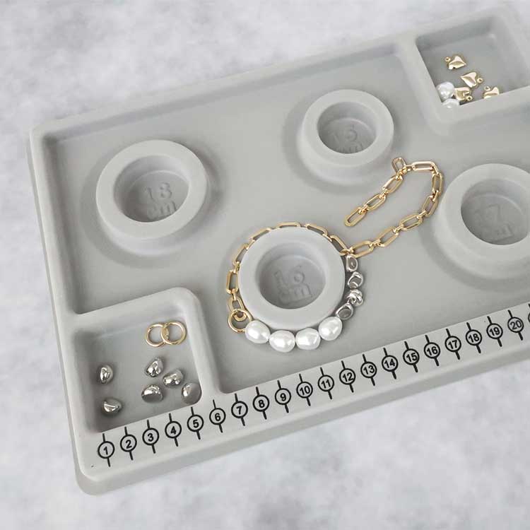 【まとめ売り】ビーズ アクセサリーパーツ金具 ブレスレットデザインボード テグス 副資材 / ブレスレット デザインボード / GY | ビーズ・パーツなどの