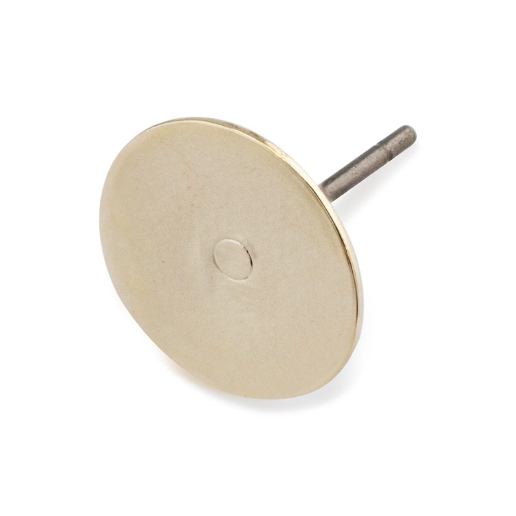 チタンポストピアス（平皿 キャッチ無し） G5 平皿10mm｜アクセサリー