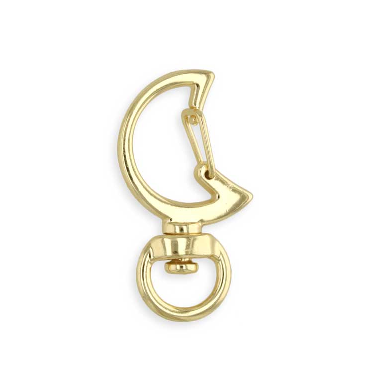 キーホルダー カラビナ（月） G5 ｜雑貨用金具・アクセサリーパーツ