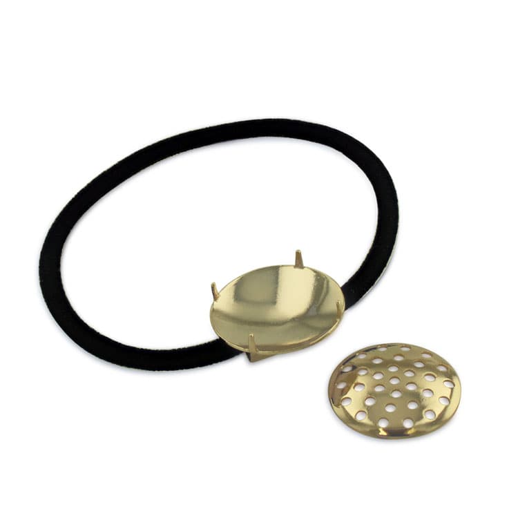 ヘアゴム（シャワー式） G5 16mm｜アクセサリー金具・パーツ【パーツ