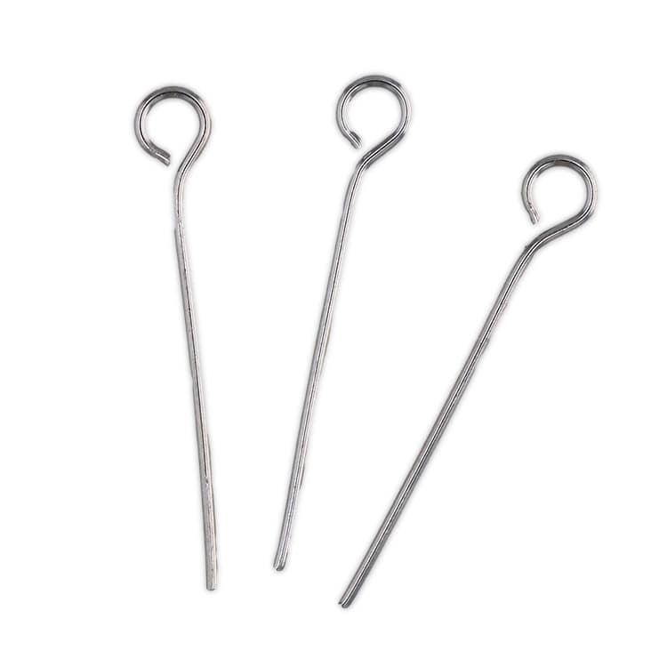 9ピン ニッケルフリー R 0.7×40mm｜アクセサリー基礎金具【パーツ