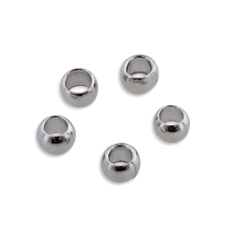 つぶし玉 R 外径1.5mm|アクセサリー基礎金具【パーツクラブ つぶし玉 R 外径1.5mm|アクセサリー基礎金具【パーツクラブ