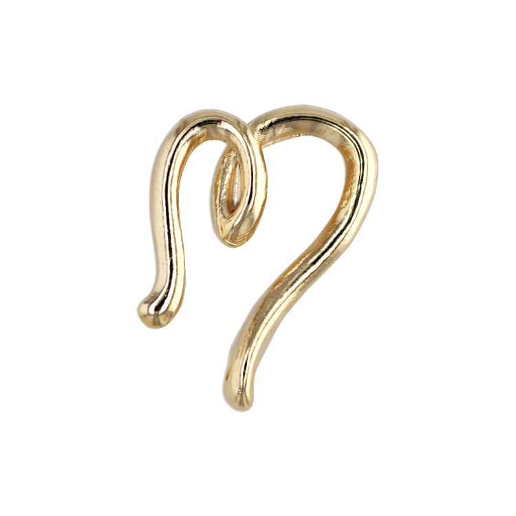 デザインフック（留め具） G5 約15×12mm｜アクセサリー基礎金具
