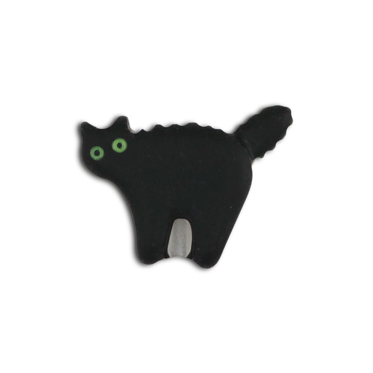 チャーム / 黒猫（プラスチックビーズ）/ BK | ビーズ・パーツ