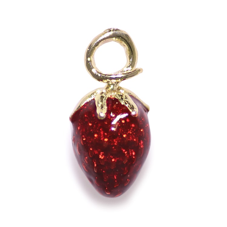 チャーム / イチゴ / RD・G5 | ビーズ・パーツなどの