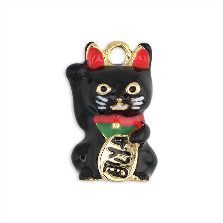 チャーム / 招き猫 / BK・G5 | ビーズ・パーツなどの