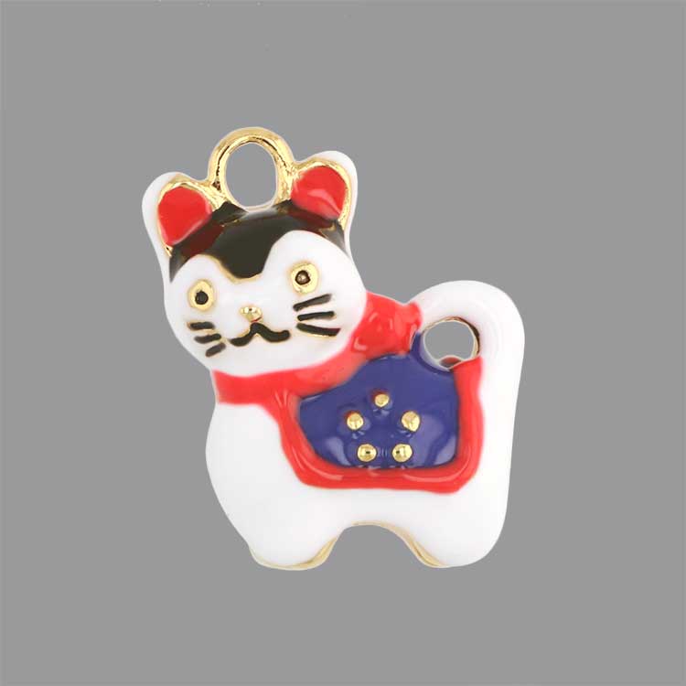 チャーム / 犬張子 / WH・G5 ｜アクセサリーチャーム・ハンドメイド
