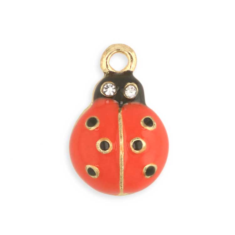 チャーム / テントウムシ / RD・G5 | ビーズ・パーツなどの