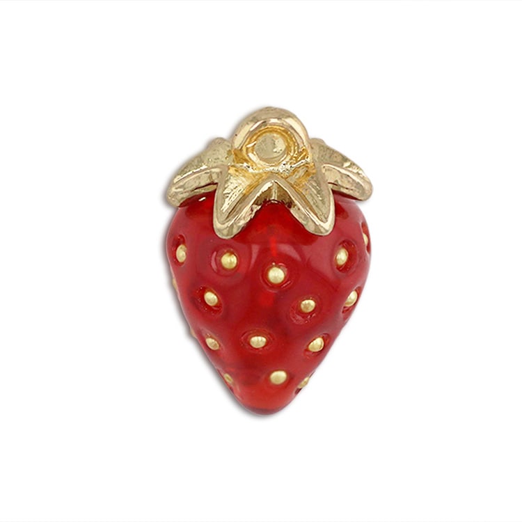 チャーム / ストロベリー / RD | ビーズ・パーツなどの