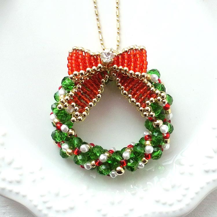 オリジナルキット / ～ビーズステッチ～ クリスマスリース | ビーズ