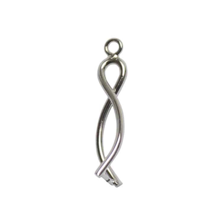 デザインバチカン（ツイスト） R 約17×4mm｜アクセサリー基礎金具