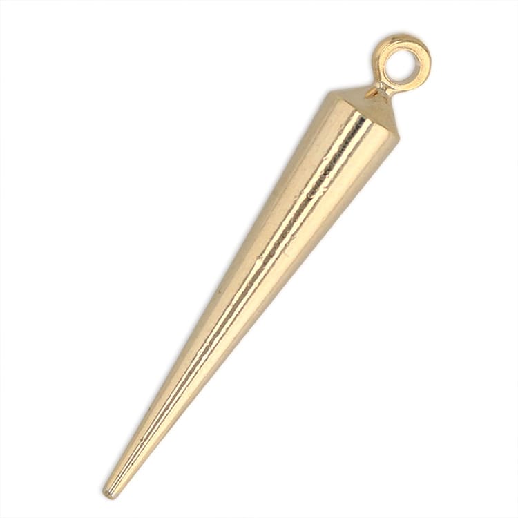 メタルパーツ ツララ G5 約23×4mm｜メタル素材パーツ・アクセサリー