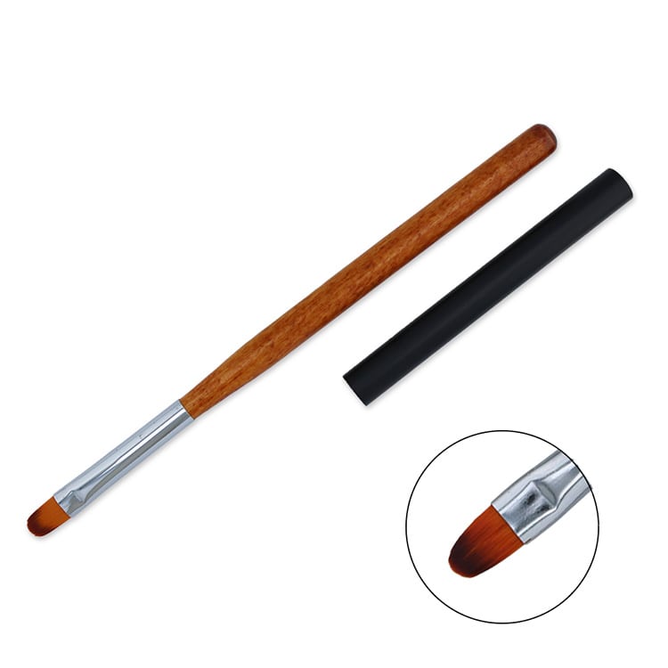 ネイル用品 / ジェルネイルブラシ キャップ付き ラウンド | ビーズ