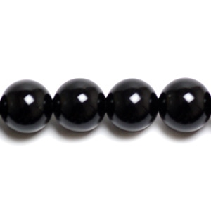 天然石 / ラウンド / ブラックオニキス（染色） | ビーズ・パーツなど