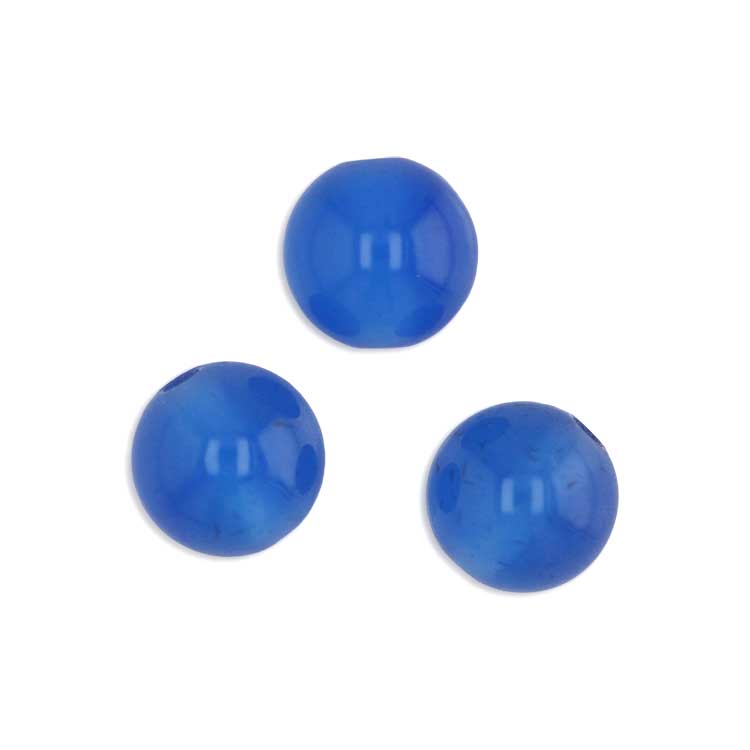 天然石 ラウンド ブルーアゲート（メノウ） 約6mm｜天然石素材