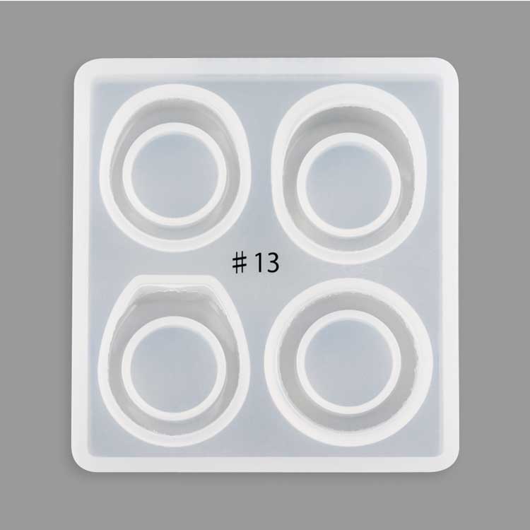 シリコンレジン型 / デザインリング13号 | ビーズ・パーツなどの