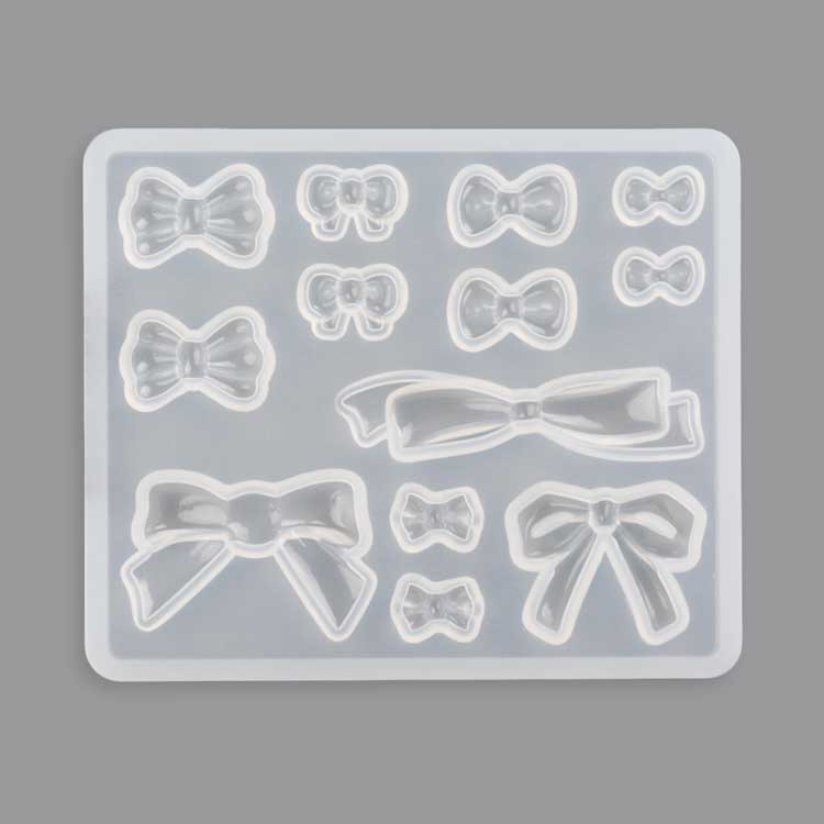 シリコンレジン型 / リボン8種 | ビーズ・パーツなどのハンドメイド