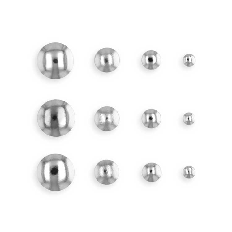 レジン＆ネイル 半丸ブリオンアソートセット / SV | ビーズ・パーツ