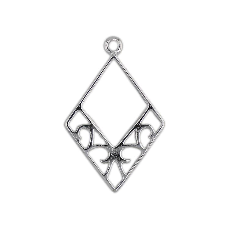 No. 2967 ガラス ダイヤ 金属 チャーム パーツ 30個 No. 2967 ガラス ダイヤ 金属 チャーム パーツ 30個