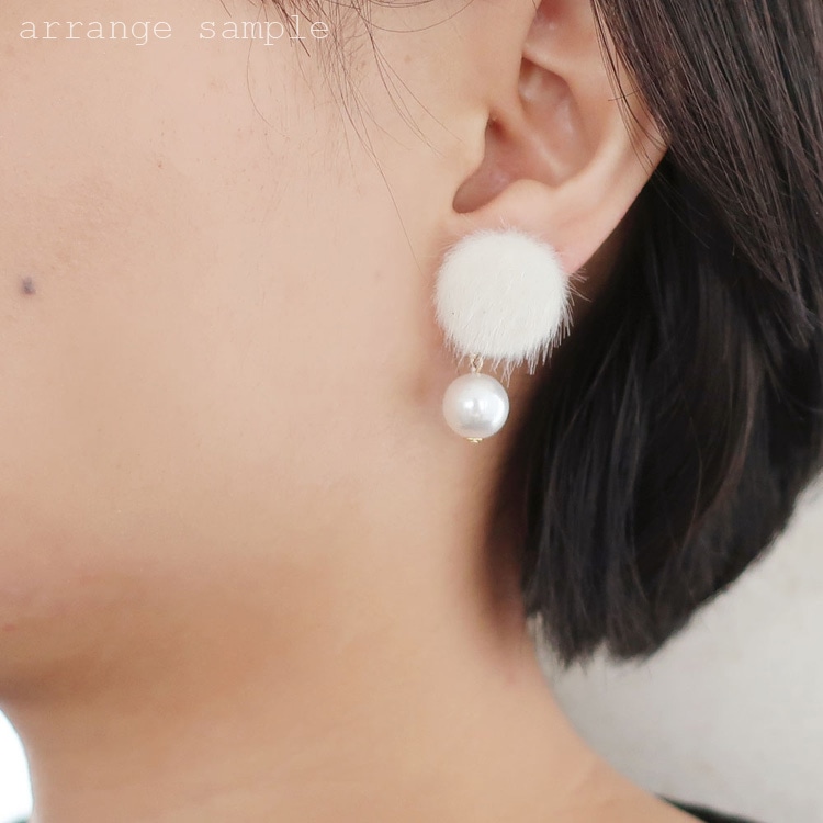 チタンポストピアス（平皿 カン付 キャッチ無し） R 平皿12mm(大袋