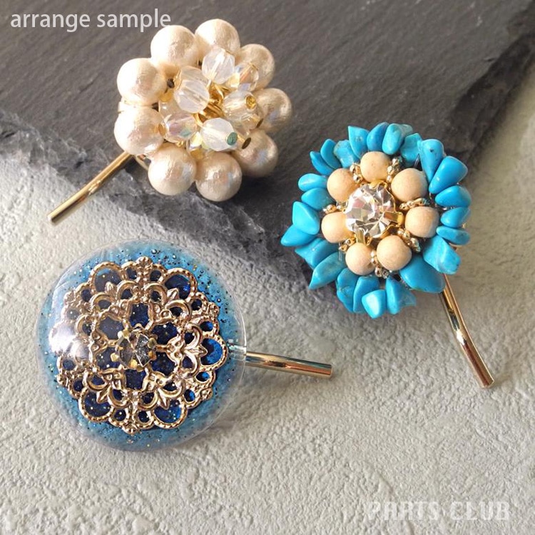 ポニーフック（貼付） R 貼付部 約18mm｜アクセサリー金具・パーツ