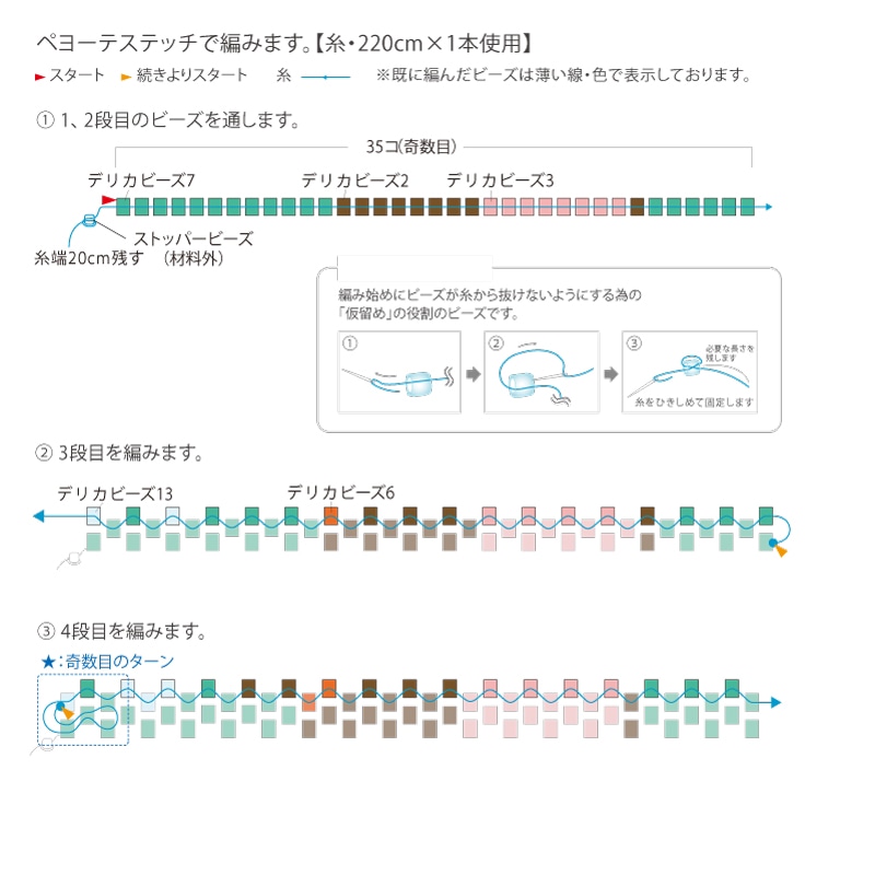 ビーズステッチ 絵馬ストラップ 申 | ビーズ・パーツなどの