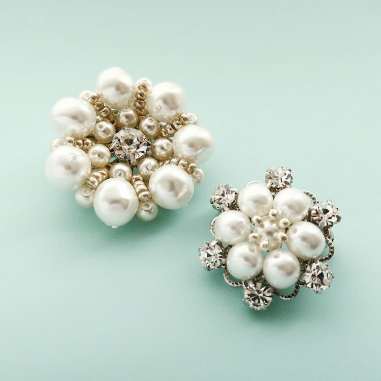 ブローチ金具 R 約22mm(大袋)｜アクセサリー金具・パーツ【パーツ
