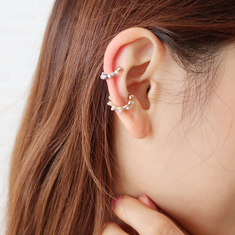 セットミニイヤーカフ | ビーズ・パーツなどのハンドメイドパーツ