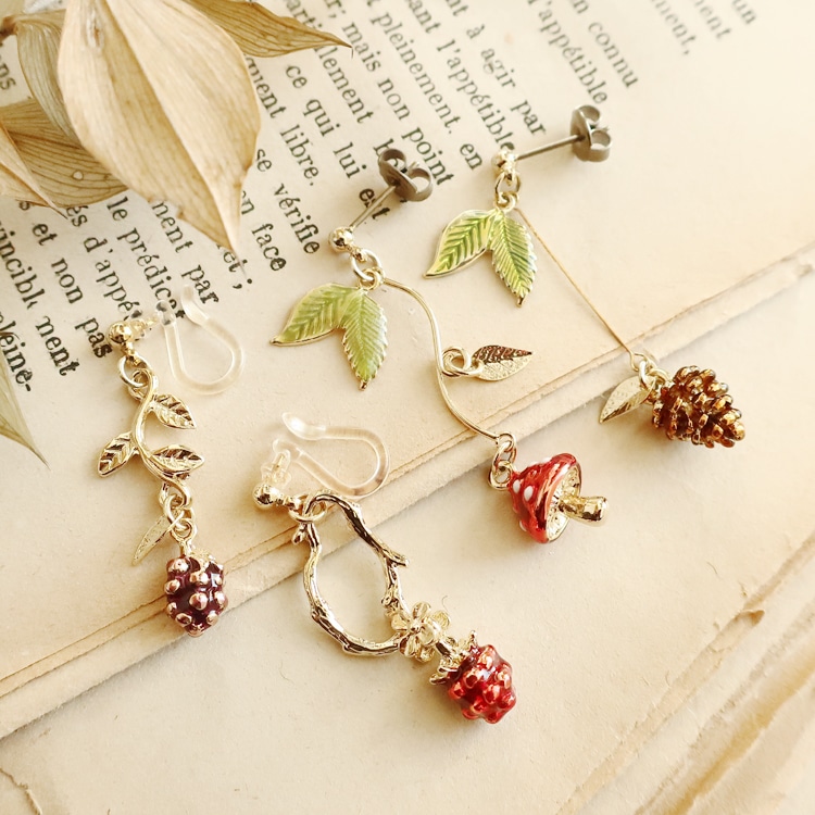 秋色チャーム　ハンドメイドアクセサリーパーツ 秋色チャームハンドメイドアクセサリーパーツ