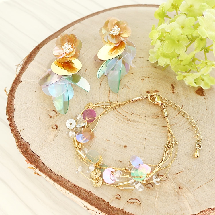 スパンコール / ラウンド（トップホール）/ 05 | ビーズ・パーツなどの