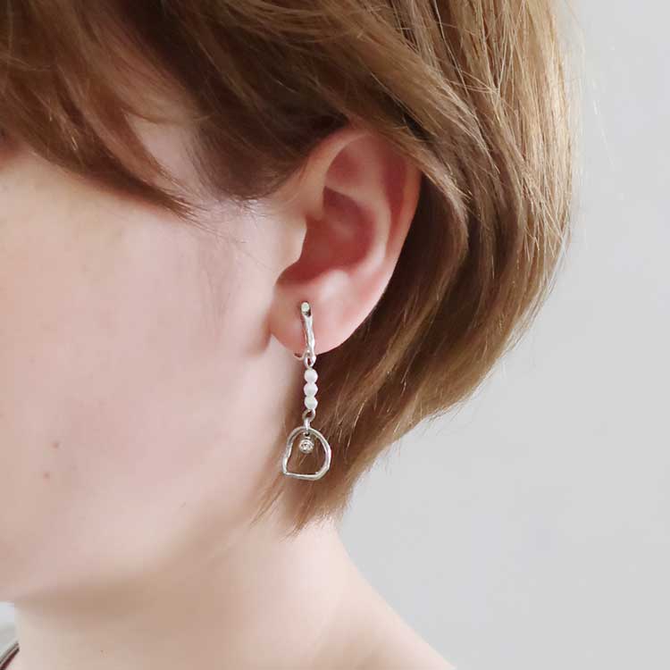 イヤリング（ニュアンス・裏カン付） G5 ｜アクセサリー金具・パーツ