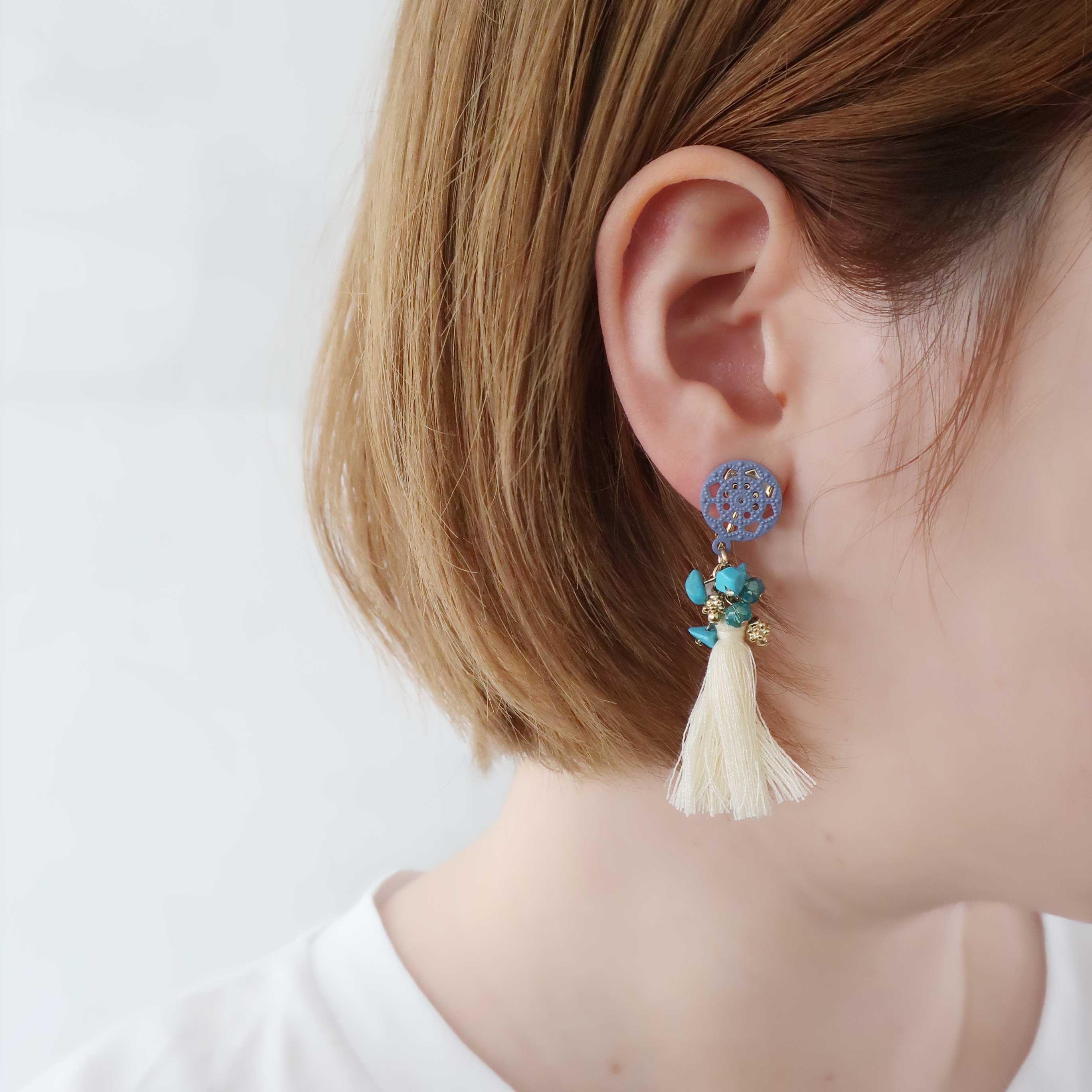 透かしパーツのアクセサリー | ビーズ・パーツなどのハンドメイド 