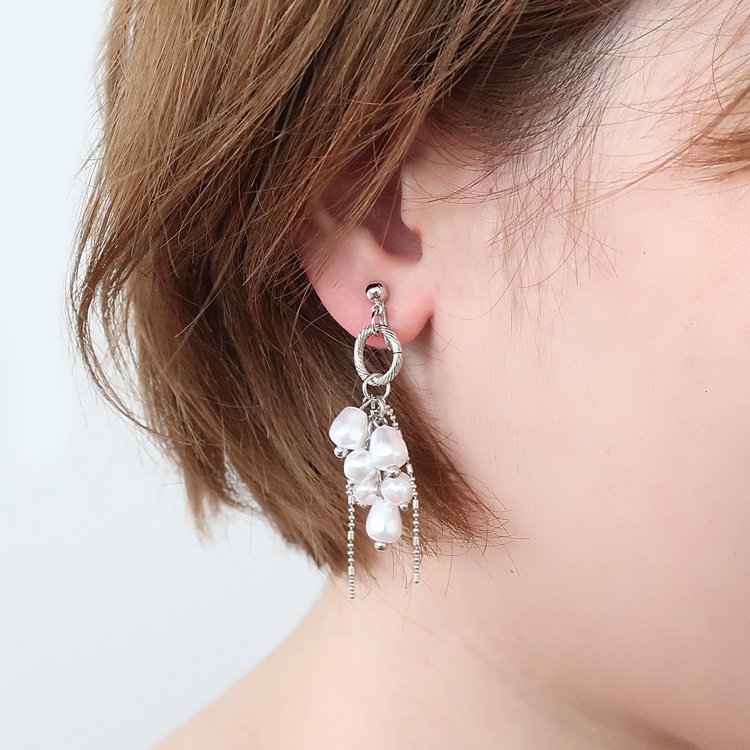 チェーンチャームのアクセサリー | ビーズ・パーツなどのハンドメイド
