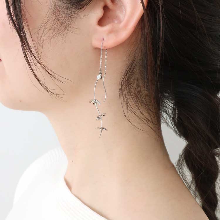 デザインチャーム / フラワー / R ｜アクセサリーチャーム