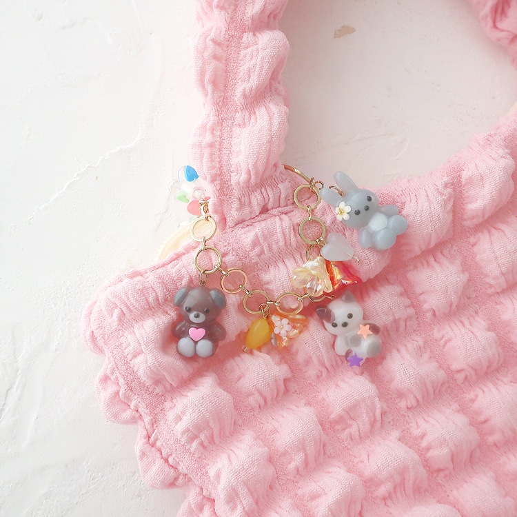 シリコンレジン型 / 半立体アニマル5種 | ビーズ・パーツなどの