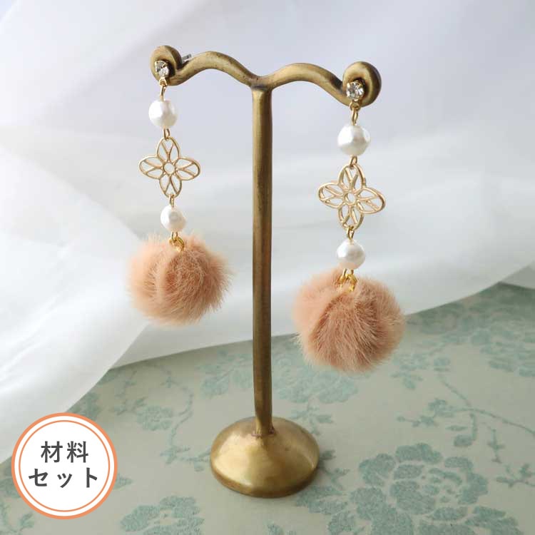 チタンポストピアス（クリスタル カン付） CR・G5 ストーン約3mm