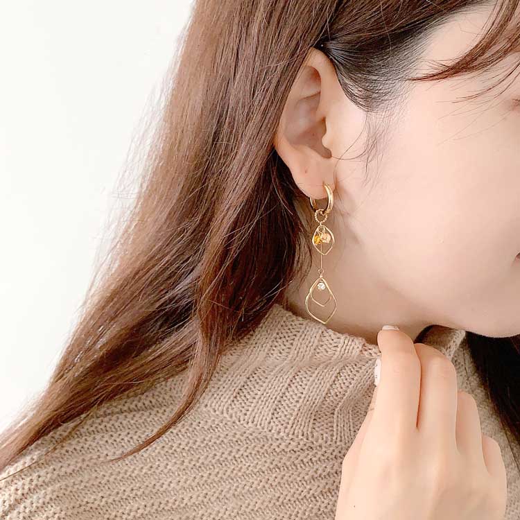 メタルフープピアス | ビーズ・パーツなどのハンドメイドパーツおよび 